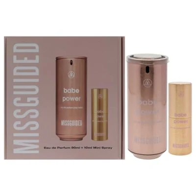 Image of Babe Power by Missguided for Women 2 Pc Gift Set 2.7oz EDP Spray, 0.34oz Spray