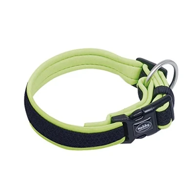 Image of Nobby Preno Mesh Dog Collar, 40 55 cm/25 35 mm, Neon Yellow