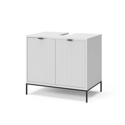 Image of Vicco Vanity unit Eliza, White, 60 x 63 cm with 2 doors
