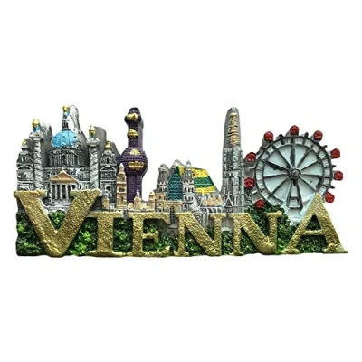 Image of Vienna Austria 3D Refrigerator Magnet Travel Sticker Souvenirs,Home &amp; Kitchen Decoration Fridge Collection from China