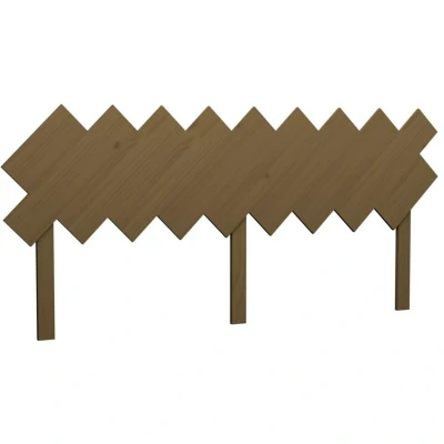 Image of vidaXL Bed Headboard Honey Brown 178x3x80.5 cm Solid Wood Pine