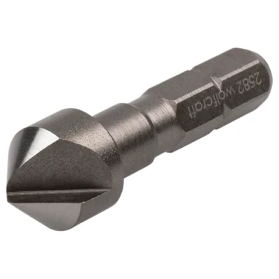 Image of wolfcraft Conical Countersink, Ø 10 mm, Hexagon Shank I 2582000 for countersinking of drill holes flush screw connections in wood, non ferrous metal and plastic