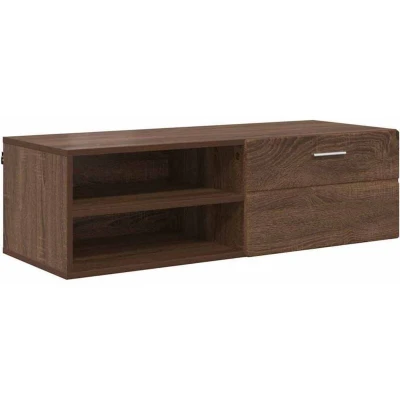 Image of vidaXL TV Cabinet Brown oak 100.5 x 39 30 cm Engineered wood