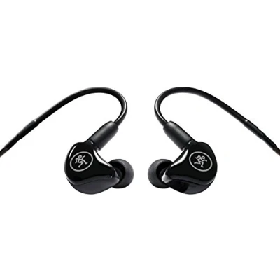 Image of Mackie MP 120 durable noise cancelling comfortable in ear monitors for musicians drummers and singers