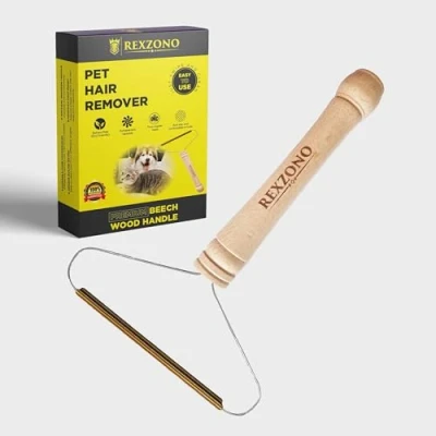 Image of Rexzono® Carpet Lint Remover Tool, Pet Hair for Carpet, Fur Remover, Scraper, Pro Dog Cars, Scraper Cat Comb
