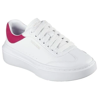 Image of Skechers Women&#039;s Cordova Classic Best Behavior Sneaker, White, 5 UK