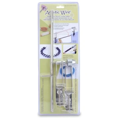 Image of Beadalon Professional Deluxe Coiling Gizmo, 5 Rods, 7mm, 5mm, 3mm, 2.5mm, 1mm x 38.1cm