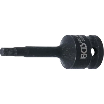 Image of BGS 5481 M6 Impact Bit Socket length 75 mm 12.5 (1/2&quot;) Drive internal Hexagon 6