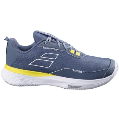 Image of Babolat Men&#039;s SFX Evo All Court Tennis Shoes, Dark Grey/White, 8.5 UK
