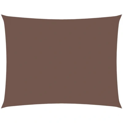 Image of vidaXL Sunshade Sail Oxford Fabric Rectangular 2.5x3.5 m Brown
