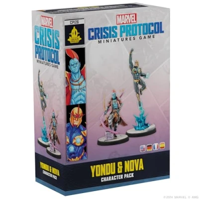 Image of ATOMIC MASS GAMES Marvel Crisis Protocol Yondu &amp; Nova Miniatures Board Game Ages 14+ 2 Players 90+ Minutes Playing Time