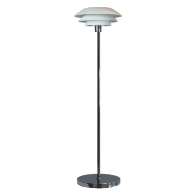 Image of Dyberg Larsen DL31 floor lamp metal Ø 31 cm white