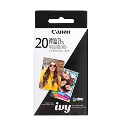 Image of Canon Zoemini ZINK Photo Paper (Pack of 20 Sheets)