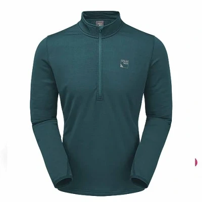 Image of Sprayway Dornie Half Zip Baselayer Top L Marine Blue