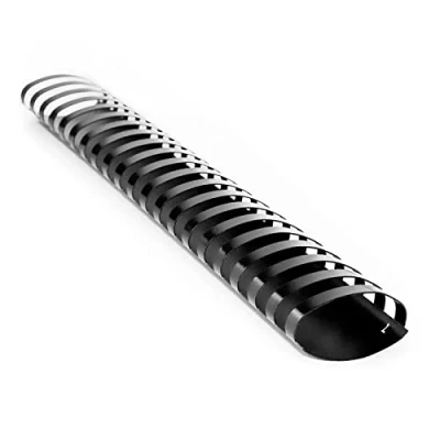 Image of HOUYEE 19 Ring Plastic Binding Combs,2 Inch Diameter,450 Sheet Capacity,Letter Size Black Comb Spines, (Pack of 10 Combs)