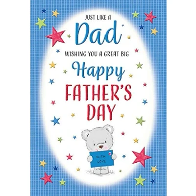 Image of Father&#039;s Day Card Like A Dad 9 x 6 inches Regal Publishing