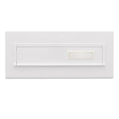 Image of Burg Wächter Blende 794 W 797 Blind for Through The Wall Letterbox, White
