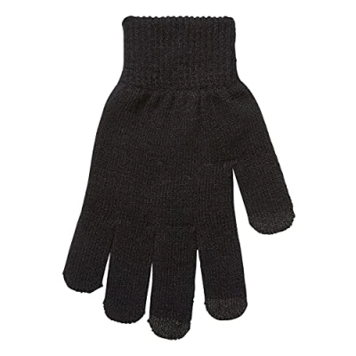 Image of Vero Moda Women&#039;s VMVILDE Smartphone FINGERGLOVES NOOS Gloves, Black, One Size