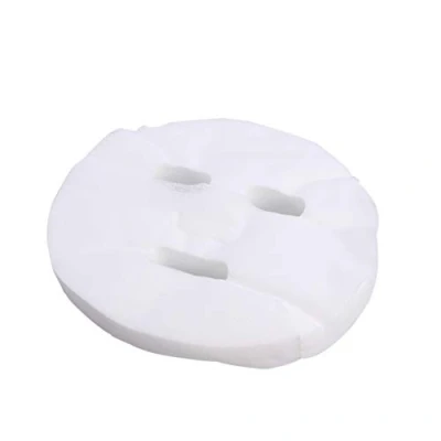 Image of Frcolor 100pcs Disposable Facial Mask White Cosmetic Enlarged Cotton Sheet