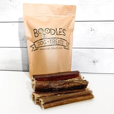 Image of 10 x 12cm Pizzle Sticks Thickness Varies 100% Natural Beef Pizzles