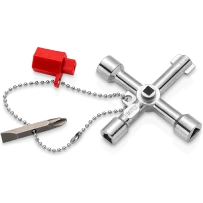 Image of Knipex Control Cabinet Key for all standard cabinets and shut off systems 76 mm 00 11 03