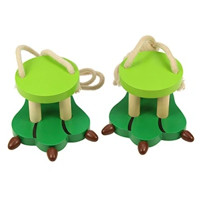Image of Bigjigs Toys Wooden Crocodile Footwalkers