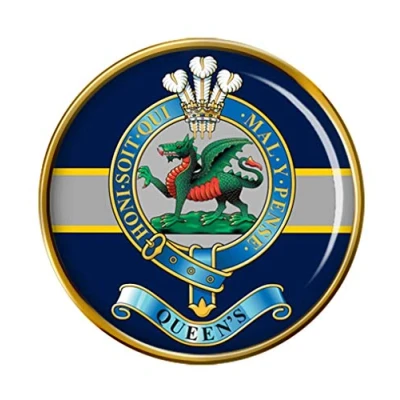 Image of Queen&#039;s Regiment, British Army Pin Badge