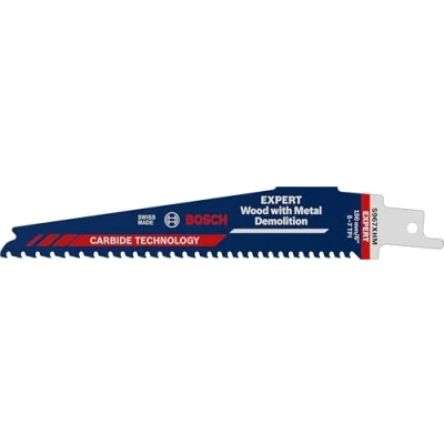 Image of Bosch Professional 1x Expert ‘Wood with Metal Demolition’ S 967 XHM Reciprocating Saw Blade (for Wood tough metal, Length 150 mm, Accessories Saw)