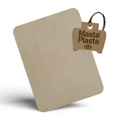 Image of MastaPlasta Extra Large Instant Self Adhesive Suede Repair Patch Beige 28cm x 20cm (11in 8in). Upholstery Quality Patches for Sofas, Car Seats, Bags &amp; More. Perfect most velvets!