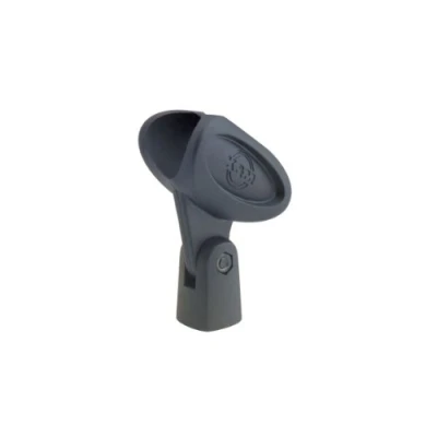 Image of K&amp;M König &amp; Meyer 85060 Microphone Clip Elastic Clamp Diameter 34 40 mm 5/8 Inch Thread Colour: Black