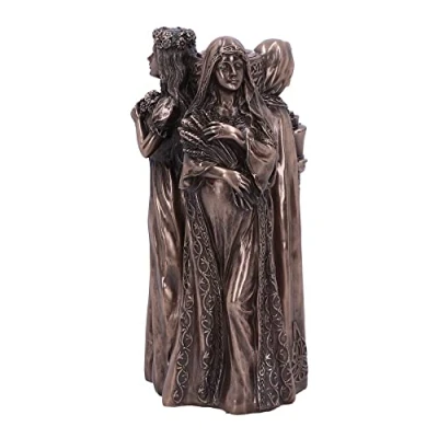 Image of Nemesis Now Maiden, Mother, Crone Candle Holder 17cm, Bronze