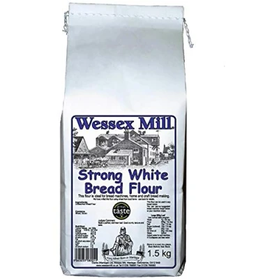 Image of Wessex Mill 1.5kg Strong White Bread Flour x 4 Packs