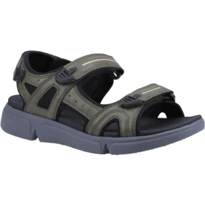 Image of Hush Puppies Castro Sandal Mens Summer, Khaki, 11 UK