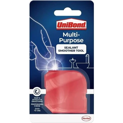 Image of Unibond Sealant Finishing Tool, Effective Tool for a Smooth &amp; Professional Finish, Smoother All Sealants, Silicone Wall Floor Applications