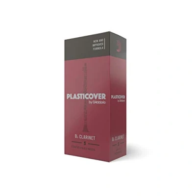 Image of Rico Plasticover 3.5 Strength Reeds for Bb Clarinet (Pack of 5)