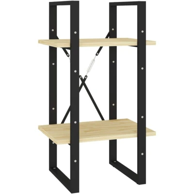 Image of vidaXL 2 Tier Book Cabinet 40x30x70 cm Solid Pine Wood
