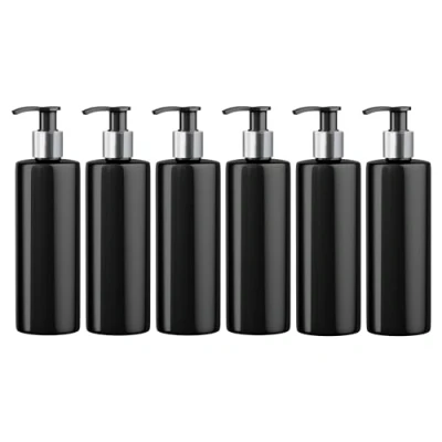 Image of 500ml Dispenser Pump Bottle Black PET Plastic Black/White Lotion Mrs Hinch Customisable DIY Refillable Bathroom Hand Soap (10)