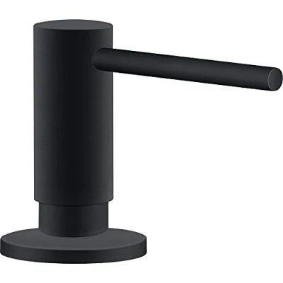 Image of Franke Dispenser for soap Active SM black mat 119.0547.906, Plastic Stainless Steel