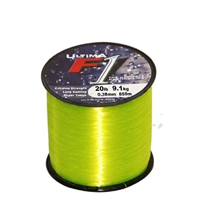Image of Ultima E5115 F1 Super Strong Beach Casting Sea Fishing Line Neon Yellow, 0.38 mm 20.0 lb