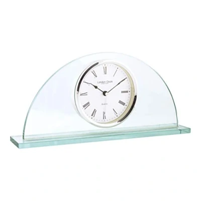 Image of London Clock Half Moon Mantel Clock, 15.5 x 34 6cm