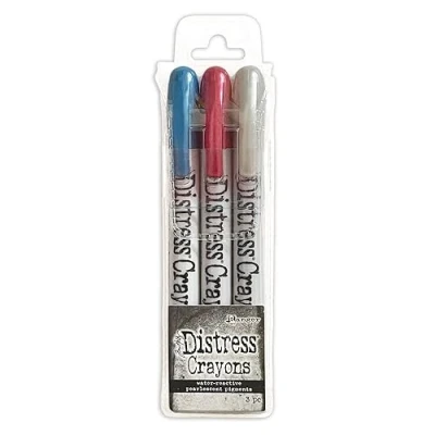 Image of Ranger Tim Holtz Distress Crayon Pearl Set Holiday #5
