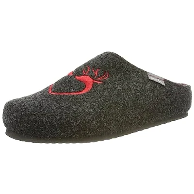 Image of ARA Women&#039;s Cosy Mule, Charcoal, 3 UK