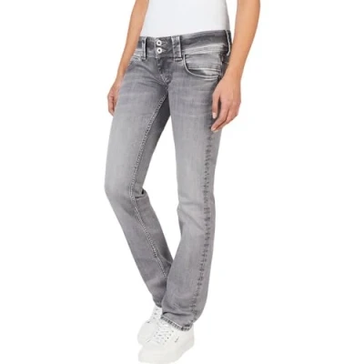 Image of Pepe Jeans Low Rise Slim FIT Venus, Blue (Denim xw2), 24W / 34L