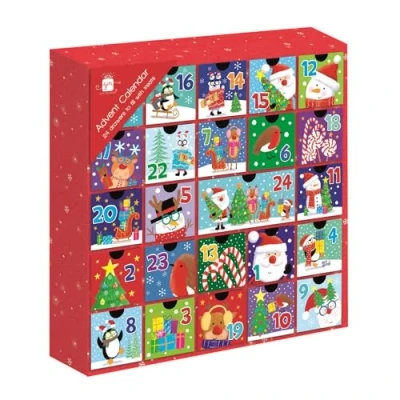 Image of Giftmaker Fill Your Own Christmas Advent Calendar Cute Festive Santa &amp; Friends
