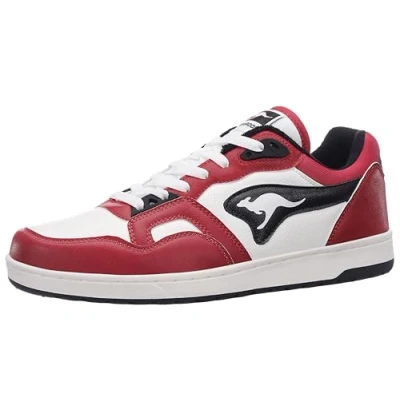 Image of KangaROOS Unisex&#039;s K slam Point Sneaker, Rouge Jet Black, 12.5 UK