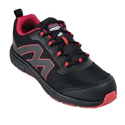 Image of Slipbuster Footwear BB421 44 Mesh Safety Trainer Shoe, SB, FO, SRC, Size 44, Black