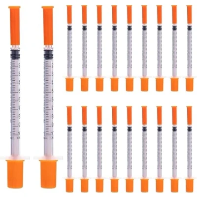 Image of 30 Pack 1ml 30G 8mm Individually Packed Precision Multiple Uses Distribution Measuring Tools, Plastic Multi Purpose Tools