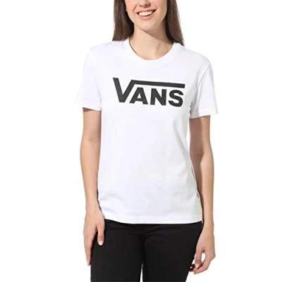 Image of Vans FLYING V CREW TEE women&#039;s T shirt in White