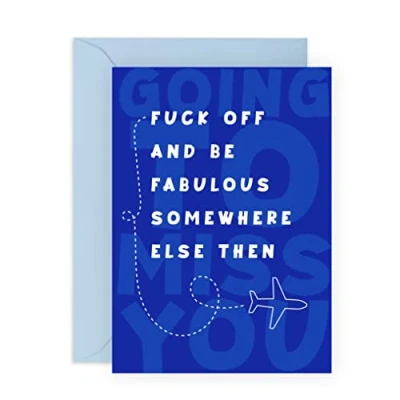 Image of Central 23 Goodbye Cards For Men Aand Women Coworker Leaving Card Farewell Flatmate College Send Off Gifts Son Daughter Moving Best Friend Comes With Fun Stickers
