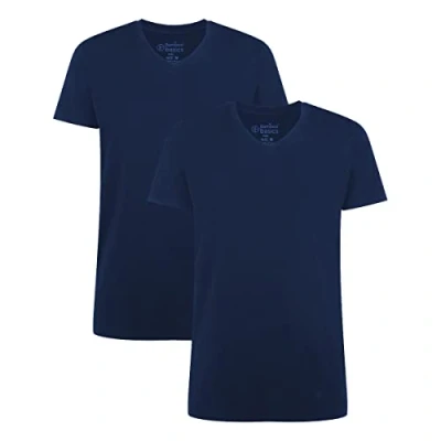 Image of Bamboo Basics 2 PACK Basic Tshirt, Men&#039;s, Size: XXL, Navy
